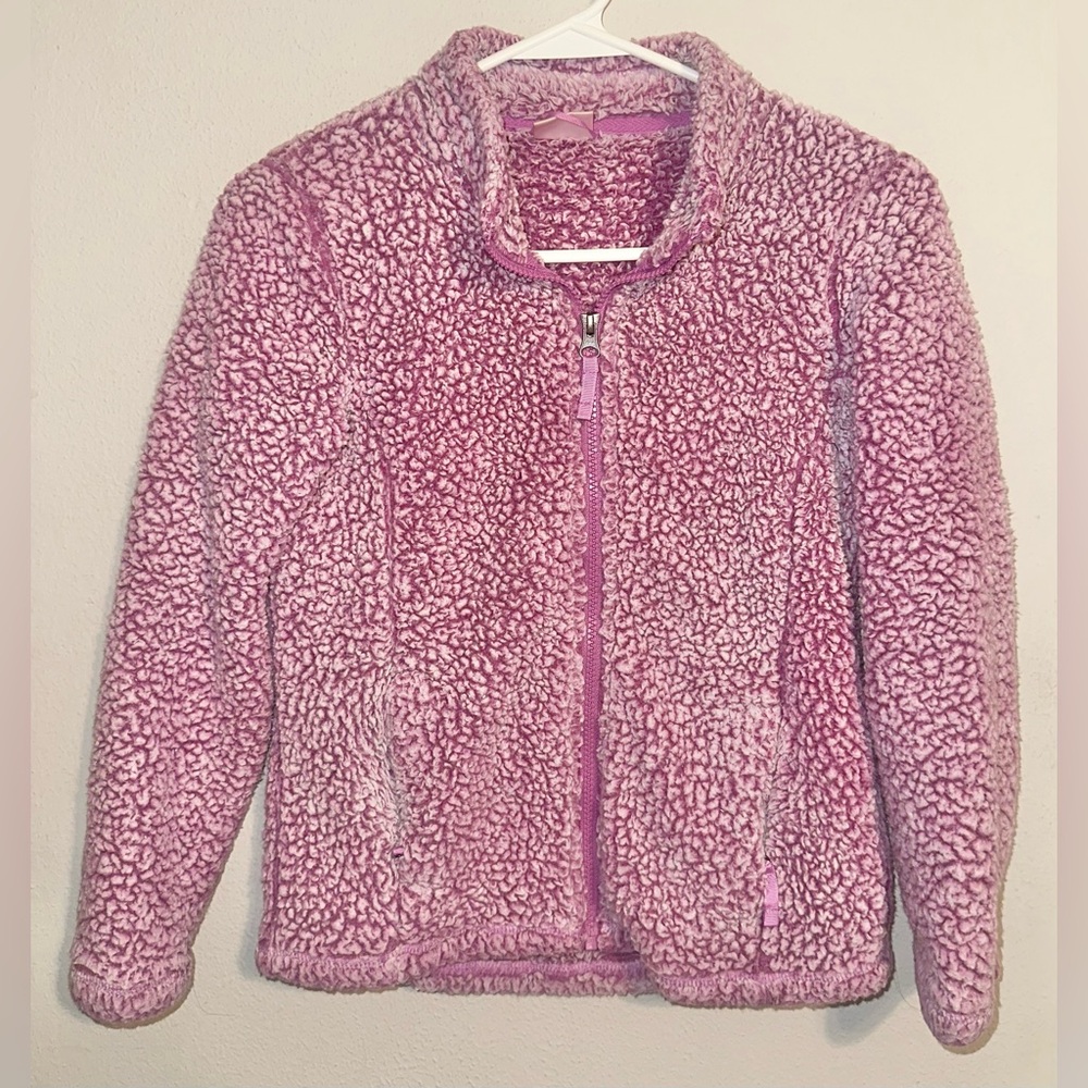 32 HEAT Pink Zipper Sweater